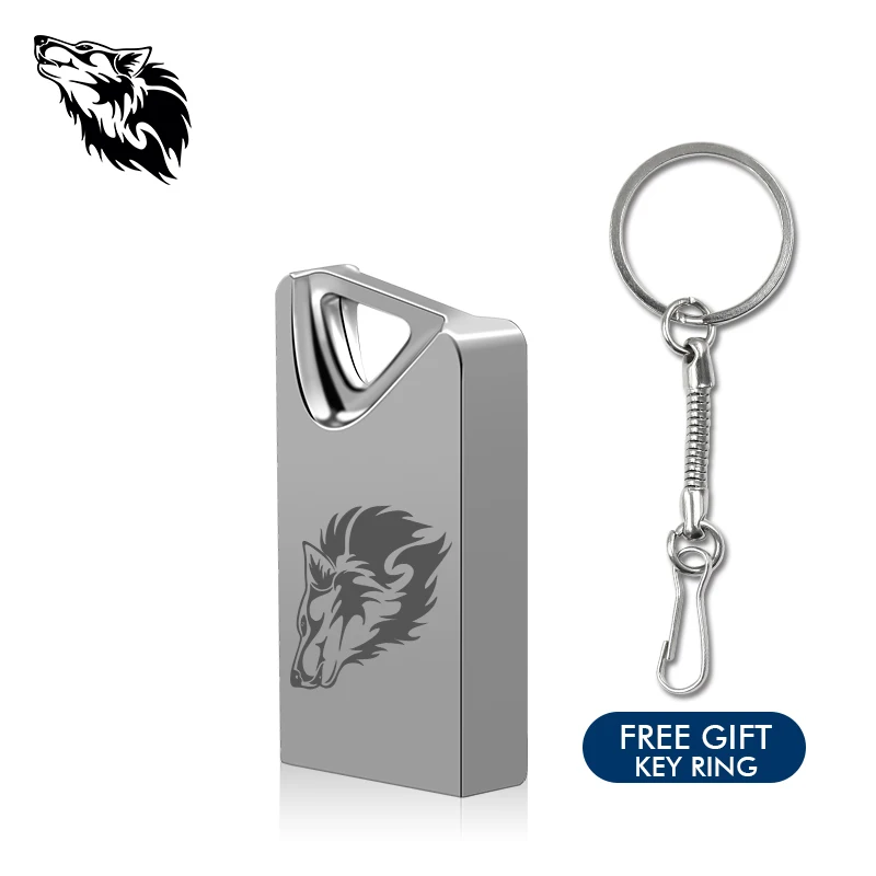 silver Металлическая Флешка 64 ГБ, флеш-диск usb 2,0, 32 ГБ, 16 ГБ, 8 ГБ, флешка, usb флешка, портативная флешка, 64 ГБ, 128 ГБ, флешка - Цвет: silver