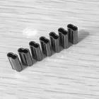 1000 шт.лот снасти крючок леска двойная медная трубка рыболовные снасти Захваты зажим ОБЖИМНАЯ муфта рыболовные инструменты снасти Аксессуары Pesca