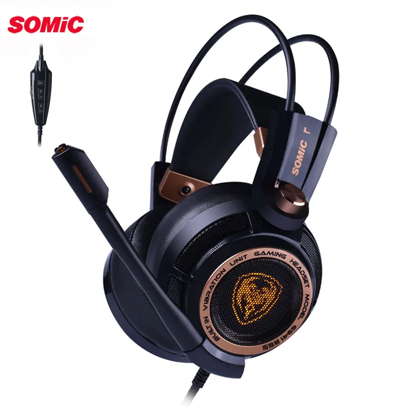 G941 up Игровые наушники Somic G941 USB 7.1 Виртуальный объемный звук Игровая гарнитура Наушники с микрофоном Стерео басовые вибрации для ПК наушники игровые наушники - Цвет: G941 up