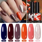 Гель-лак для ногтей KOSKOE, Осенний цвет, 8 мл, дизайн ногтей, маникюр, удаление замачиванием, полуперманентный УФ-светодиодный светильник
