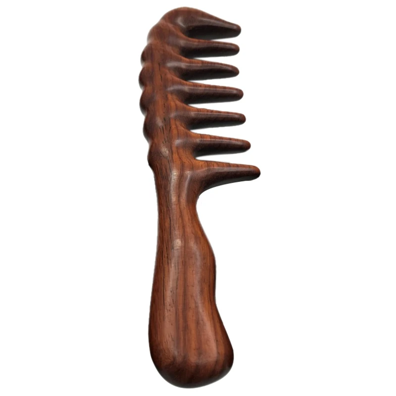

Comb for Tangled Hair-Wide Tooth Wood Comb for Curly Hair No Static Natural Wood Sandalwood Comb