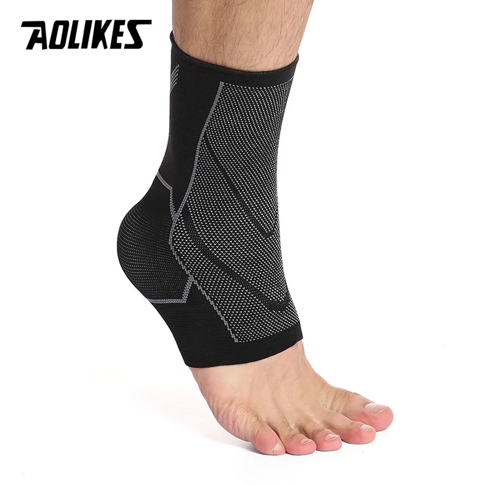 

AOLIKES 1PCS Ankle Support Brace,Elasticity Free Adjustment Protection Foot Bandage,Sprain Prevention Sport Fitness Guard Band