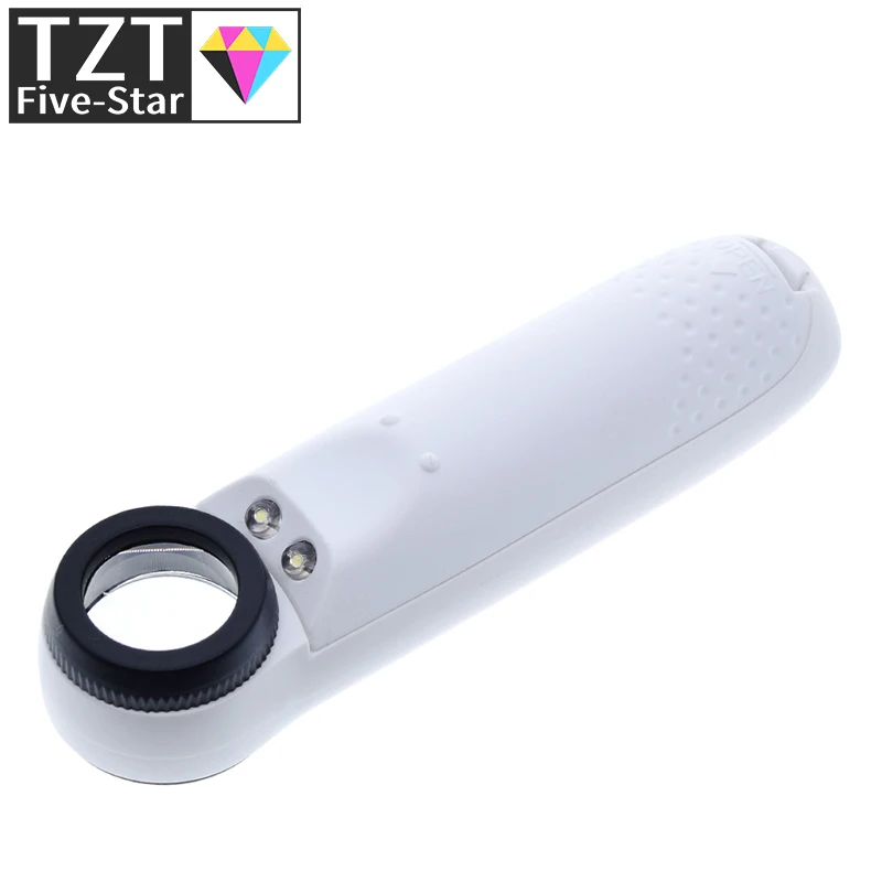 Ручная Лупа TZT 15X увеличительное стекло портативное карманное профессиональное