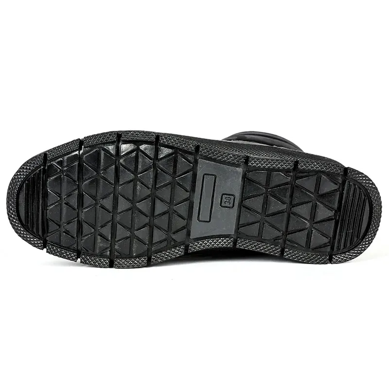 GOGC женские ботинки на сплошной подошве сапоги зиму теплые зимние ботильоны