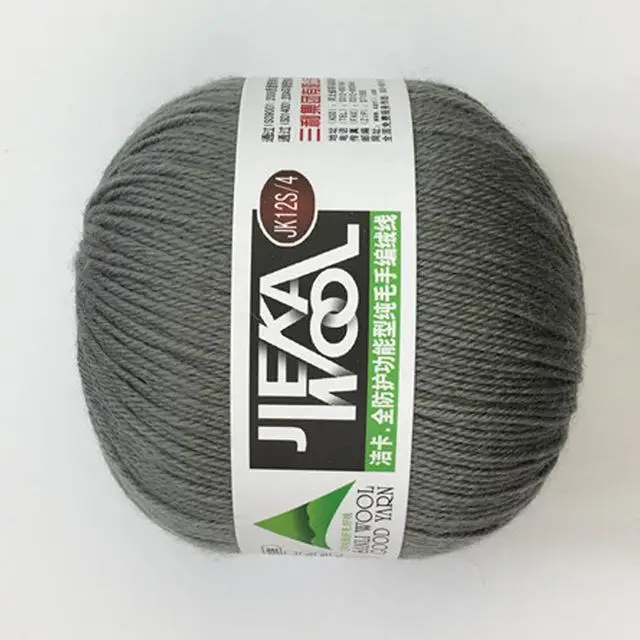 Mud gray 500 г шерстяная пряжа монгольская мягкая кашемировая пряжа ручная вязка крючком пряжа для шарфа детская вязаная пряжа лучшего качества AQ312 - Цвет: Mud gray