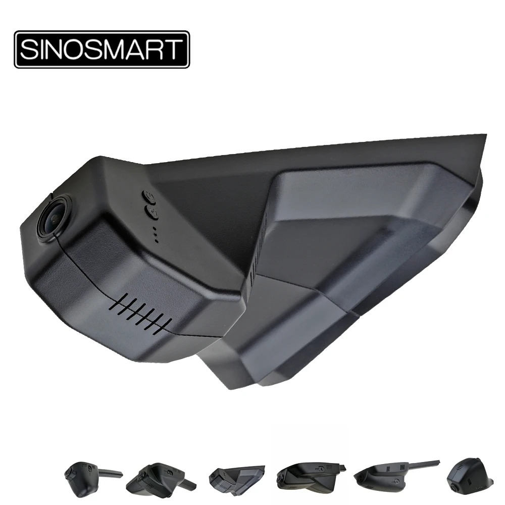 SINOSMART Novatek 96658 автомобильный Wifi DVR камера для peugeot 308 408 3008 4008 5008 Управление по мобильному телефону SONY IMX323