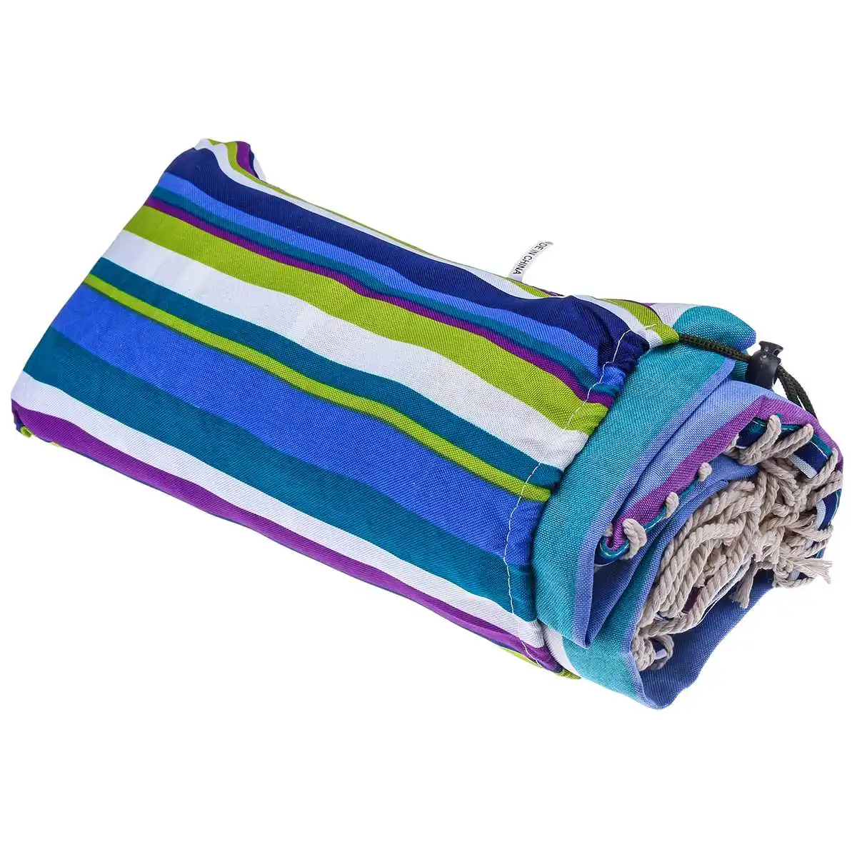 

200x150cm Portable Hammock Outdoor Hammock Garden Sports Home Travel Camping Swing Canvas Stripe Hang Bed Hammock