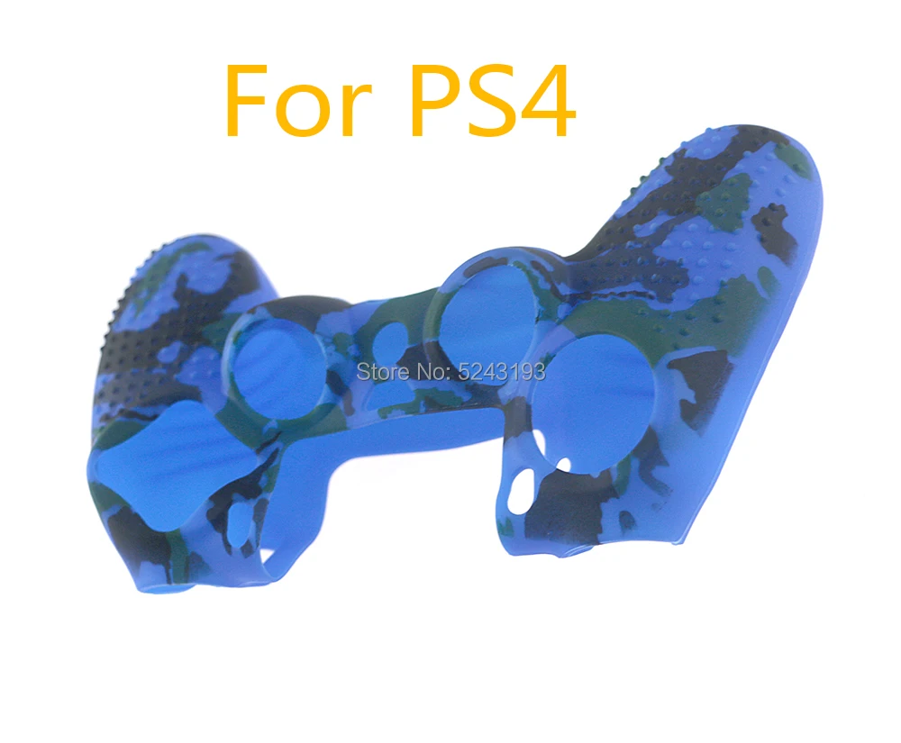 50 шт. 8 цветов силиконовый Камуфляжный защитный чехол для Sony Dualshock 4 PS4 DS4 джойстик
