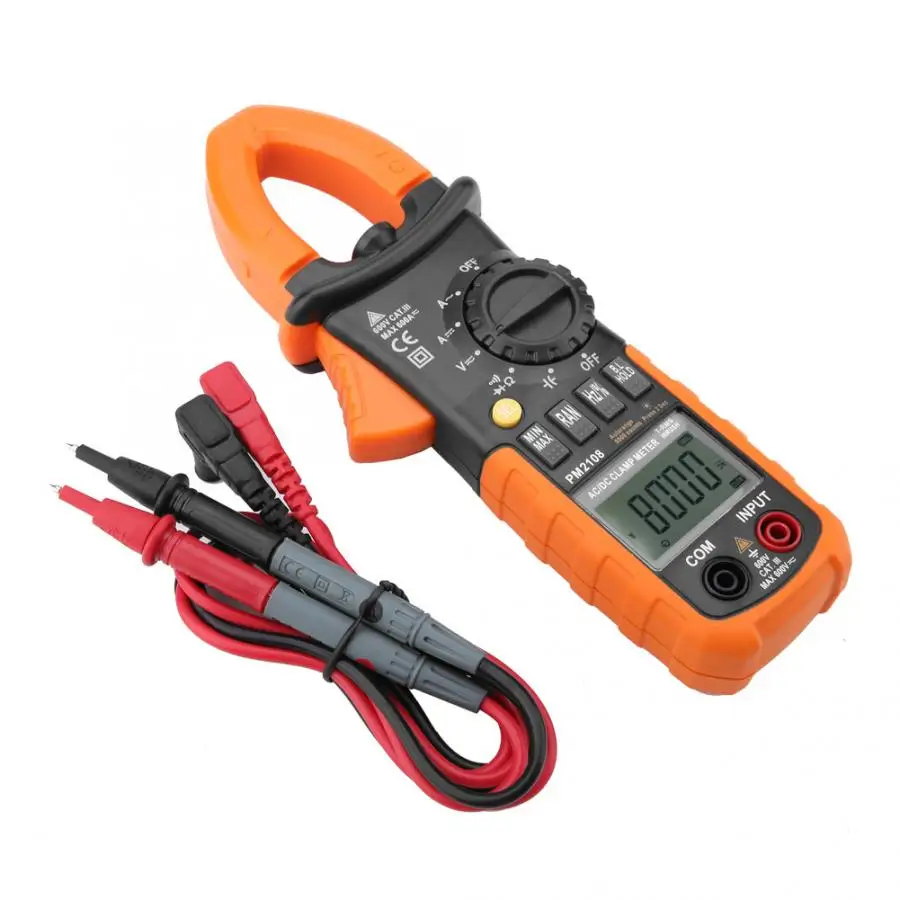 Портативный цифровой мультиметр PM2108 амперметр для измерения напряжения и
