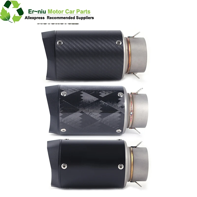 Универсальный мотоциклетный выхлопной глушитель из углеродного волокна с