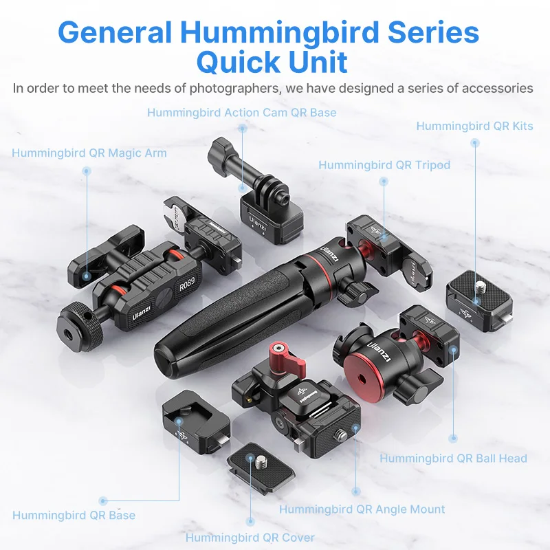 Система быстрого крепления Ulanzi Hummingbird DSLR GoPro Шариковая головка Трипод волшебная