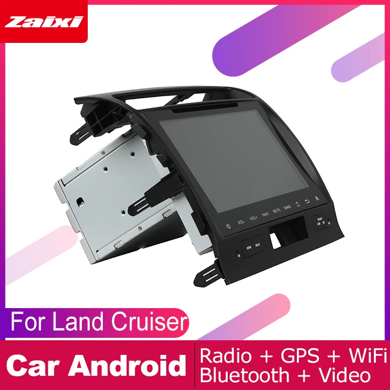 Автомобильные аксессуары для Toyota Land Cruiser 2008 ~ 2012 Android GPS-навигация DVD