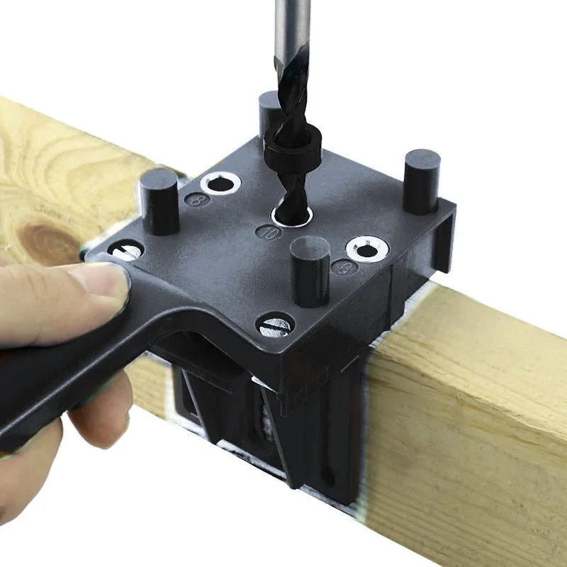 

Woodworking Dowel Jig 6 8 10mm Wood Drill Handheld Pocket Hole Jig Doweling Hole Saw Drill Guide Tools For Carpentry