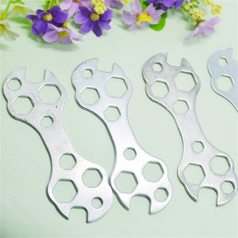 

10PCS 10 in 1 Multi Functions Practical Bicycle Cycling Bike Flat Hexagon Wrench Set Steel Hexagon Spanner Hand Repair Tool Kits