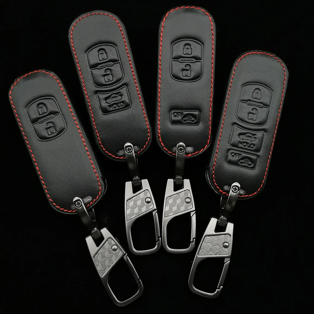 

Car Styling Key Cover Case For MAZDA 3/6 / MX-5 Miata (2009-2012) CX-7 / CX-9 (2010-2013) Remote Fob Protector Shell Bag