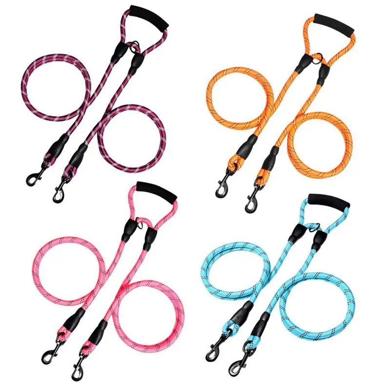 

Нейлоновый Поводок для собак Walk 2, поводок для собак с двойной головкой, поводок для собак с двойным поводком, сплиттер для домашних животных...