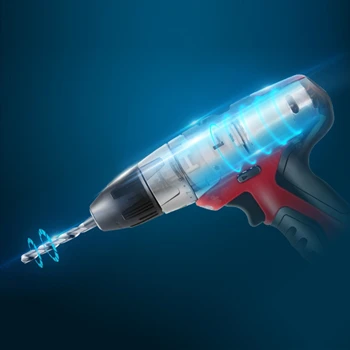 DEVON 12V электрическая Беспроводная электродрель-отвёртка перезаряжаемая мини беспроводная ударная мощность Драйвер Toolsl 2-speed 10 мм литий-ионный