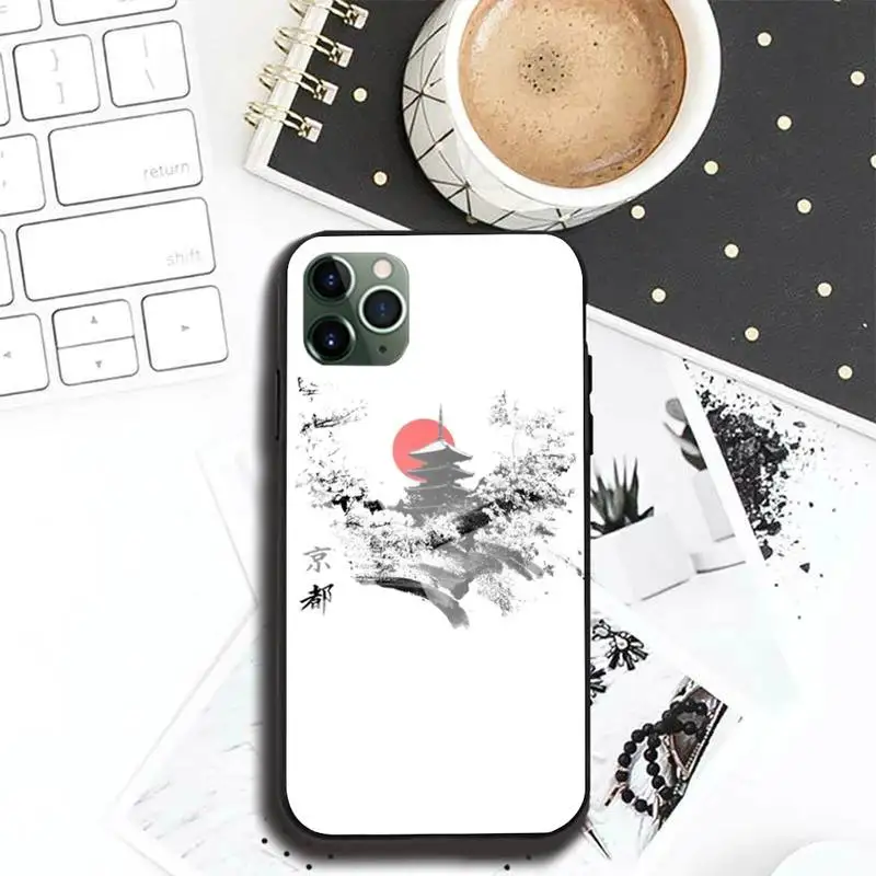 

Japanese Nerdy Phone Case Glass Designer For Iphone 7 8 PLUS 6s 11 Pro Max XR Back Cover Case