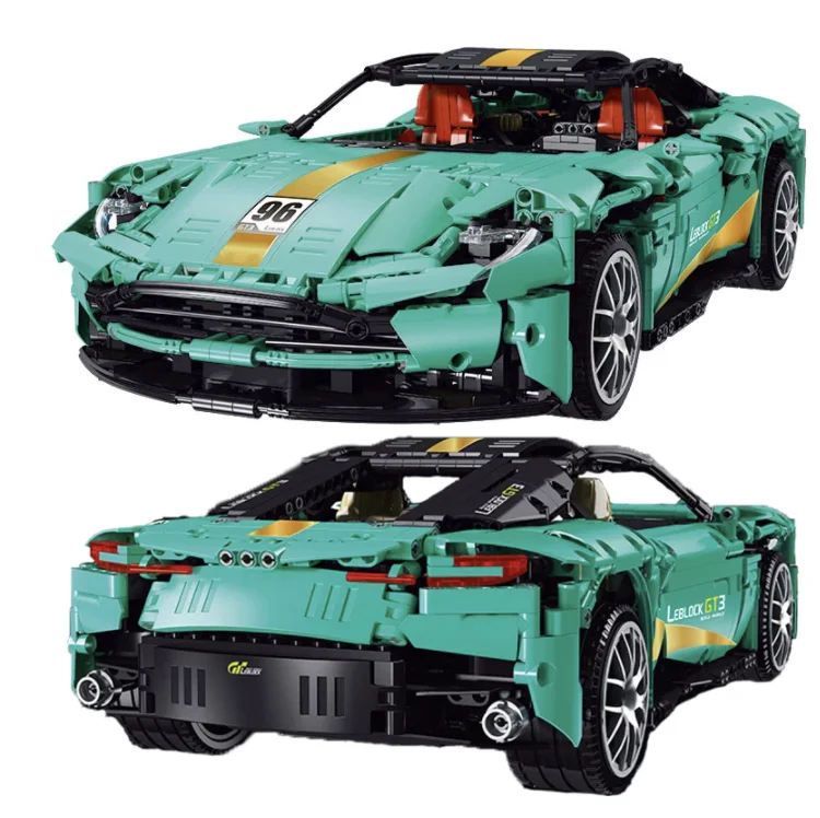 2008 шт. высокотехнологичные строительные блоки DB11 для суперспортивных гоночных