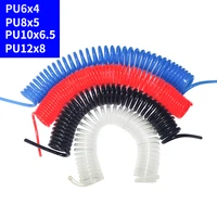 pu64 pu85 pu106 5 pu128 air compressor hose pipe quick detachable connectors pneumatic hoses parts 6m 9m 12m 15m