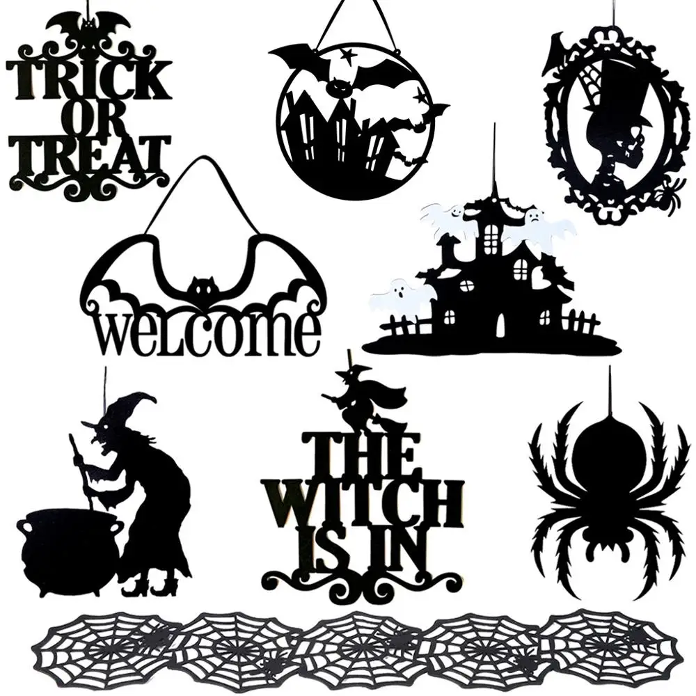 

Halloween door hanging and wall decorations party supplies decoration ornaments non-woven crafts