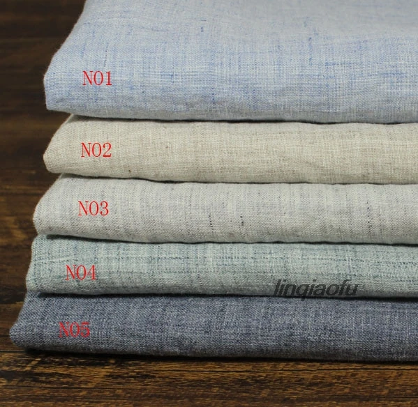 Высококачественная окрашенная в пряже льняная ткань с супер драпировкой для