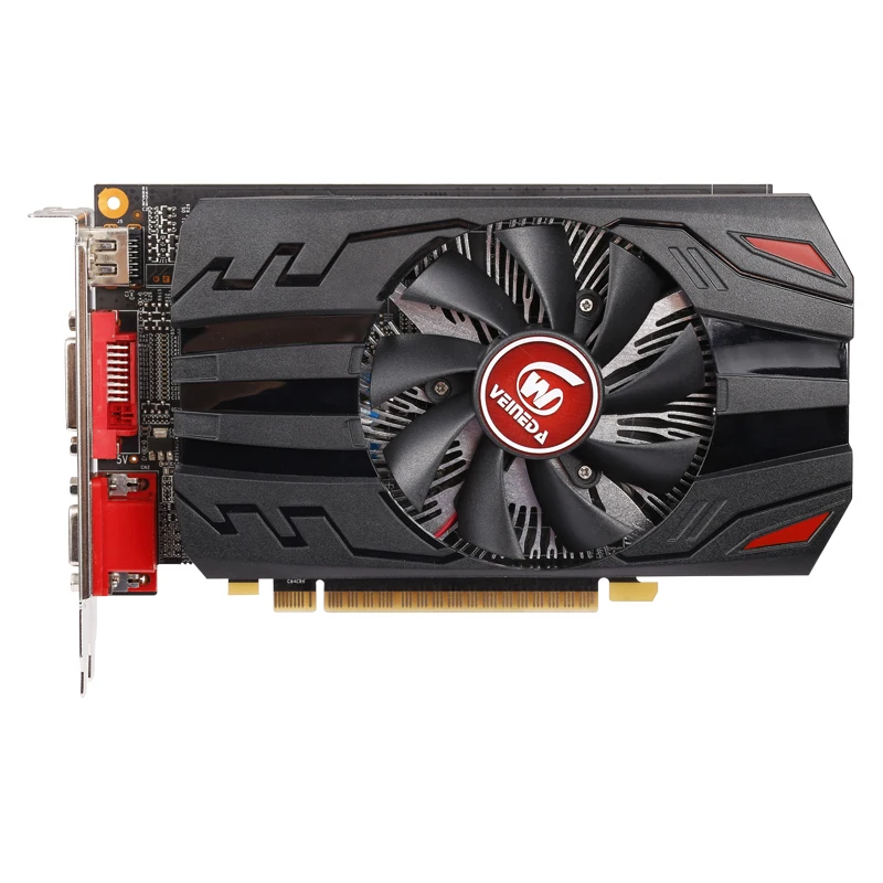 Игровая видеокарта Veineda GTX750 1 ГБ GDDR5 компьютерная с поддержкой DVI PCI E X16 3