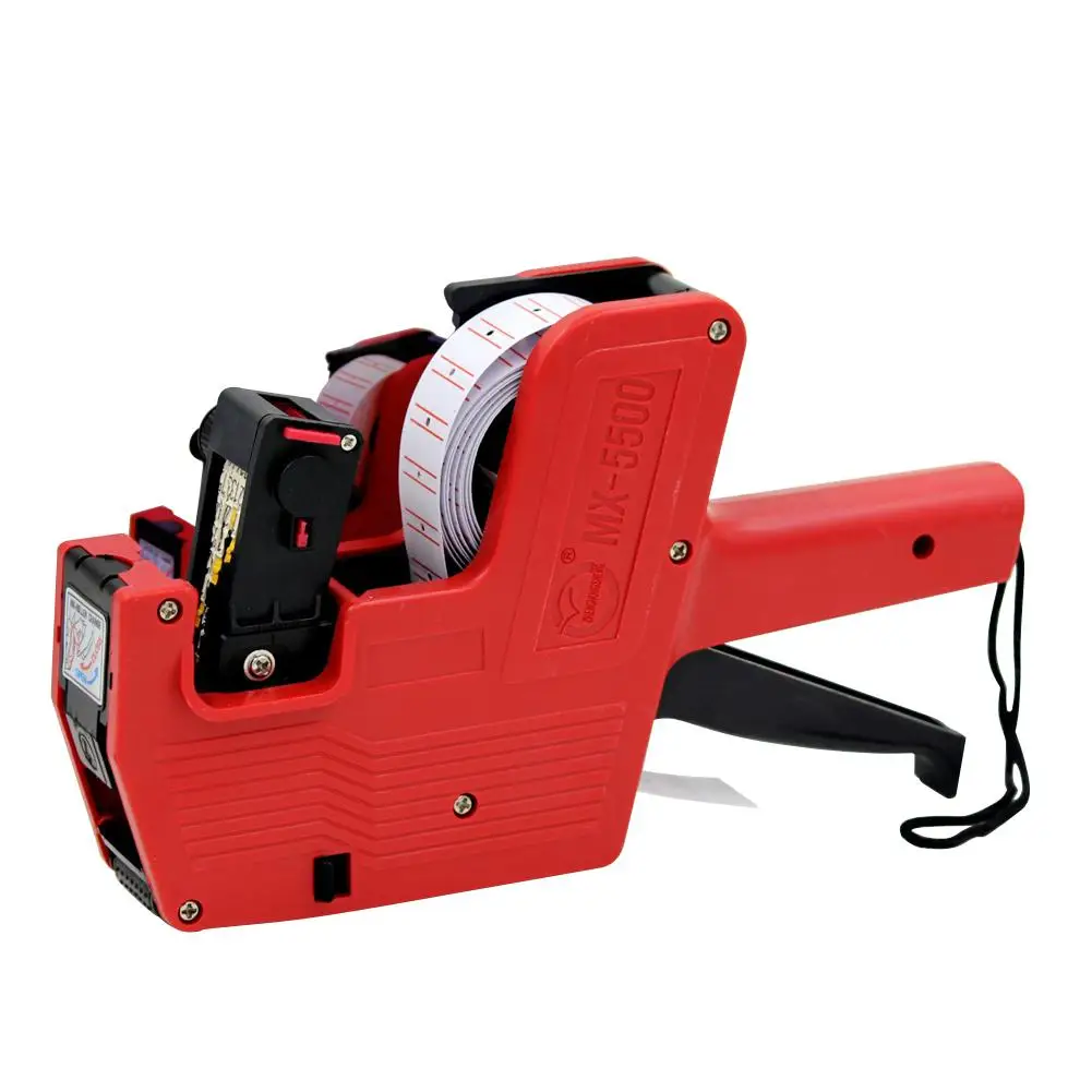 

Handheld Price Labelling Gun Digits EOS Price Gun 1Roll Labels 1Ink Label Maker for Supermarket Shopping Mall Random Color
