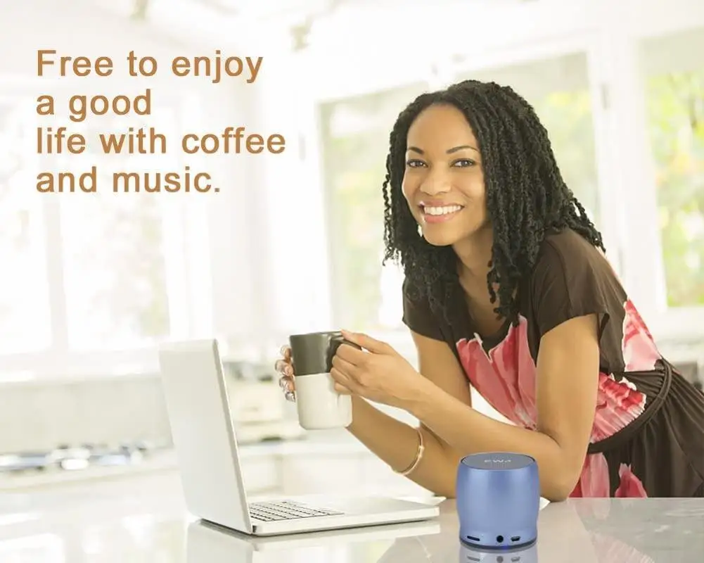 

Blue Tooth Speaker Bluetooth Earpiece Bass EWA A150 Loud Sound Strong Bass Wireless Bluetooth Speaker Black