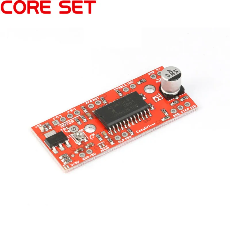 1 шт. A3967 EasyDriver Shield тактовый шаговый двигатель Модуль платы разработки драйвера |