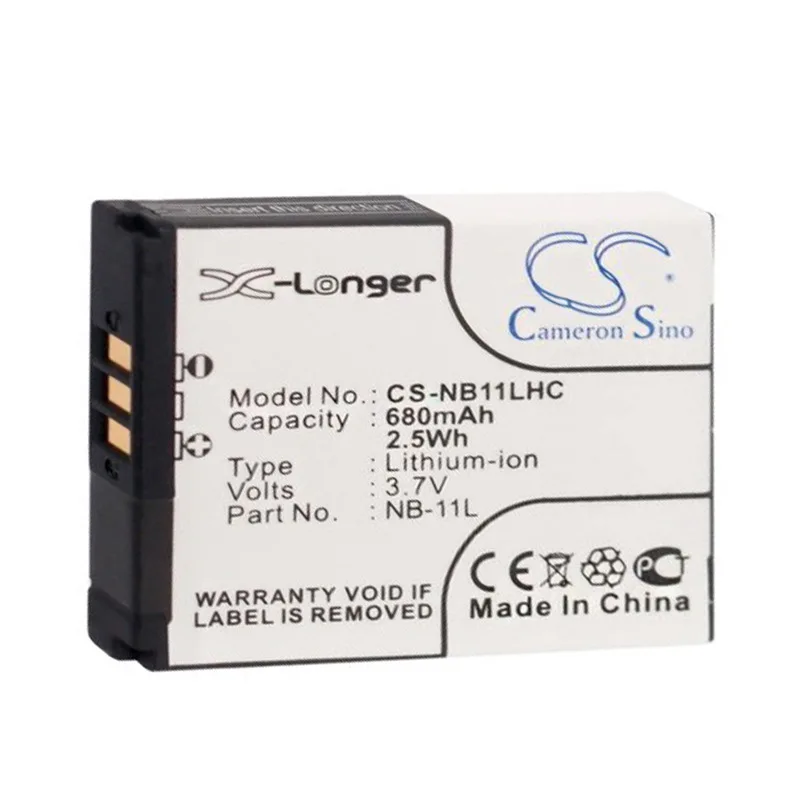 CameronSino для CANON ELPH 110 HS 340 IXUS 125 HS125HS NB-11L NB-11LH батарея | Электроника