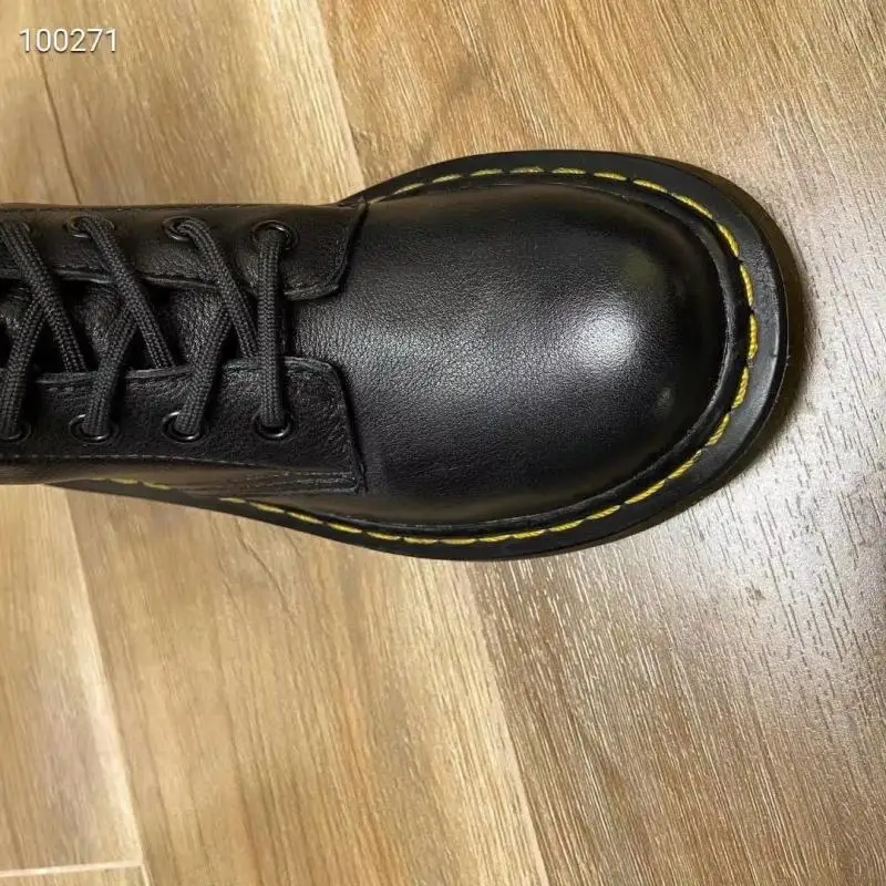 

Genuine Leather bLACK Boots Female women shoes Ankle Autumn British Wind Genuine Leather Thick With Short Boots Motorcycle Boots