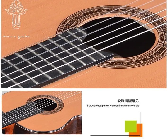 MC160 solidwood Классическая gutiar Классическая гитара ручной работы