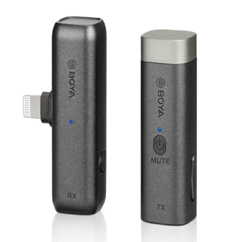BOYA BY-WM3 2.4G Wireless Mini Microphone For iPhone Lightning Android Type-C 3.5mm Smartphone DSLR Camera Desktop Laptop PC Mic