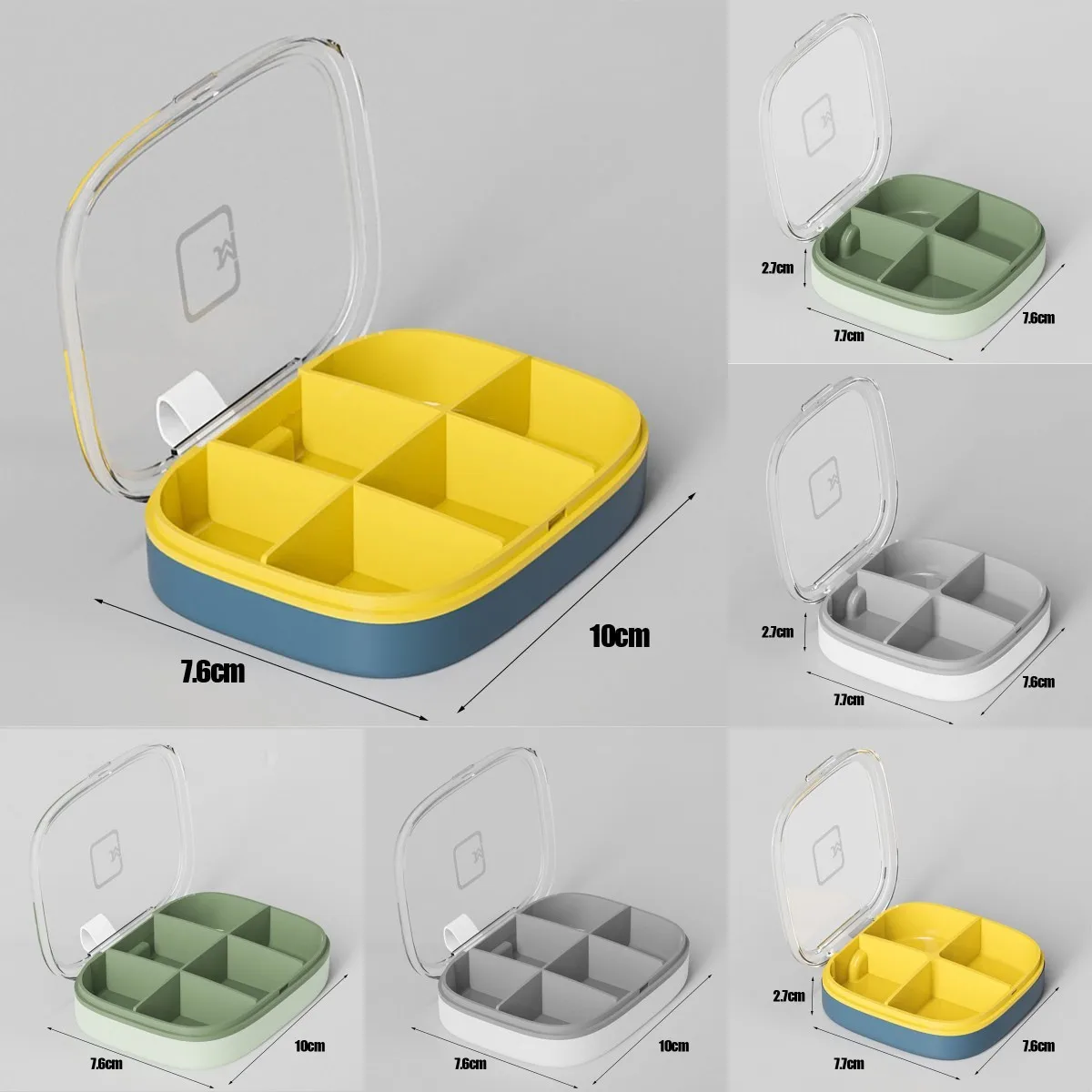 

Дорожный органайзер для таблеток, 1 шт., влагостойкая коробка для таблеток, Карманный Кошелек, Чехол для таблеток на каждый день, портативный...