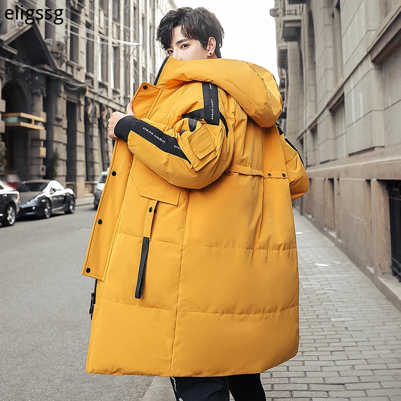 2021 Teens New Winter Men's Down Jacket Stylish Male Down Coat Thick Warm Man Clothing Brand Men's Apparel Warm Parka 1910