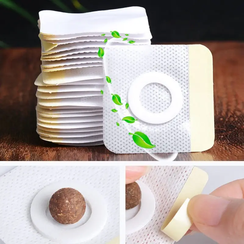 Cofoe 30pcs Moxibustion Moxa Navel sticker Warm uterus and Stomach foot moxa paster health care for Female