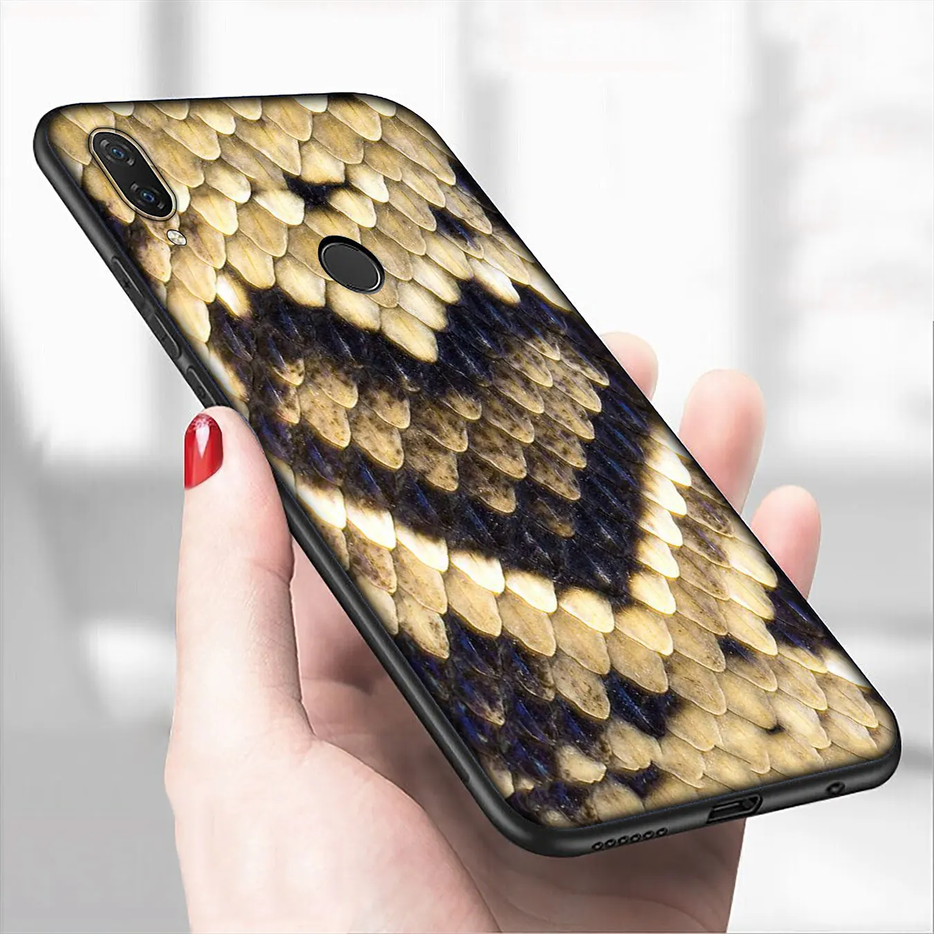 Модный мягкий силиконовый чехол из змеиной кожи для телефона Xiaomi Redmi Note 8 8T 8A 7 7A 6 6A