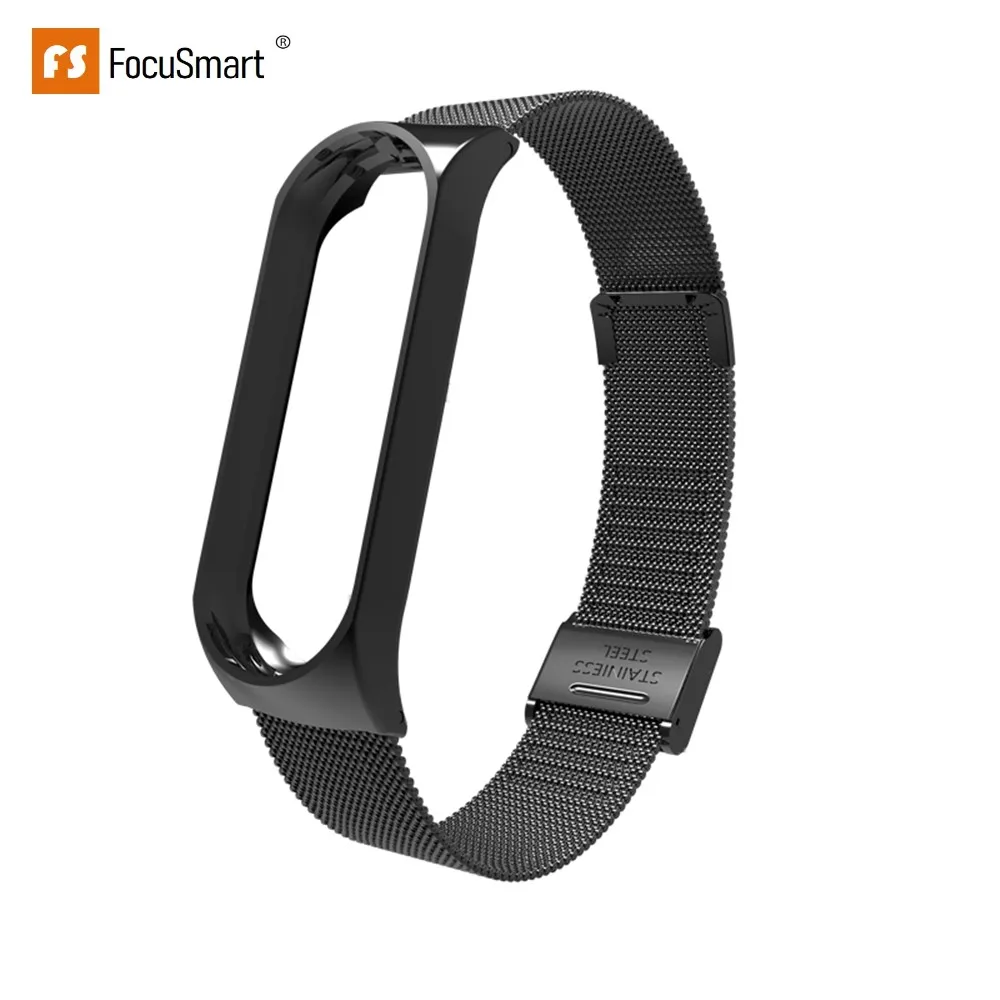 Металлический браслет для Xiao mi Band 3/4 ремешок band 4 умные наручные часы 3 из