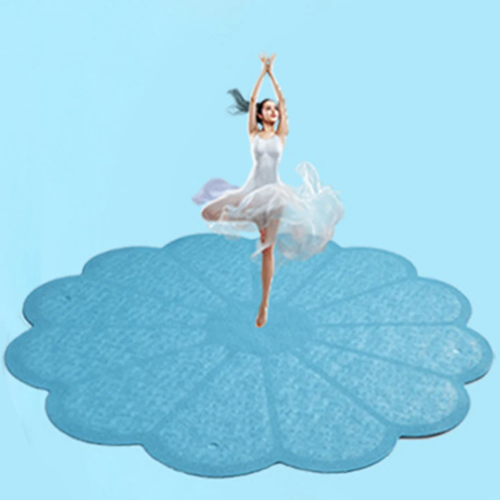 Нетоксичный Прочный Коврик для ванны в форме цветка противоскользящий матовый