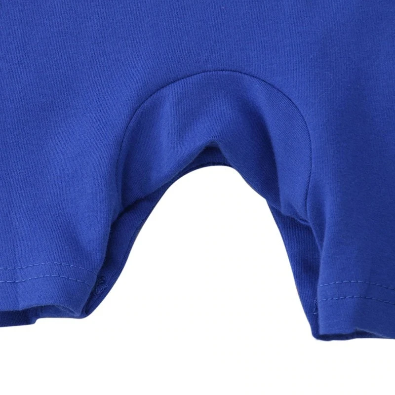 Летняя детская одежда из чистого хлопка с короткими рукавами Модная Милая От 0 до