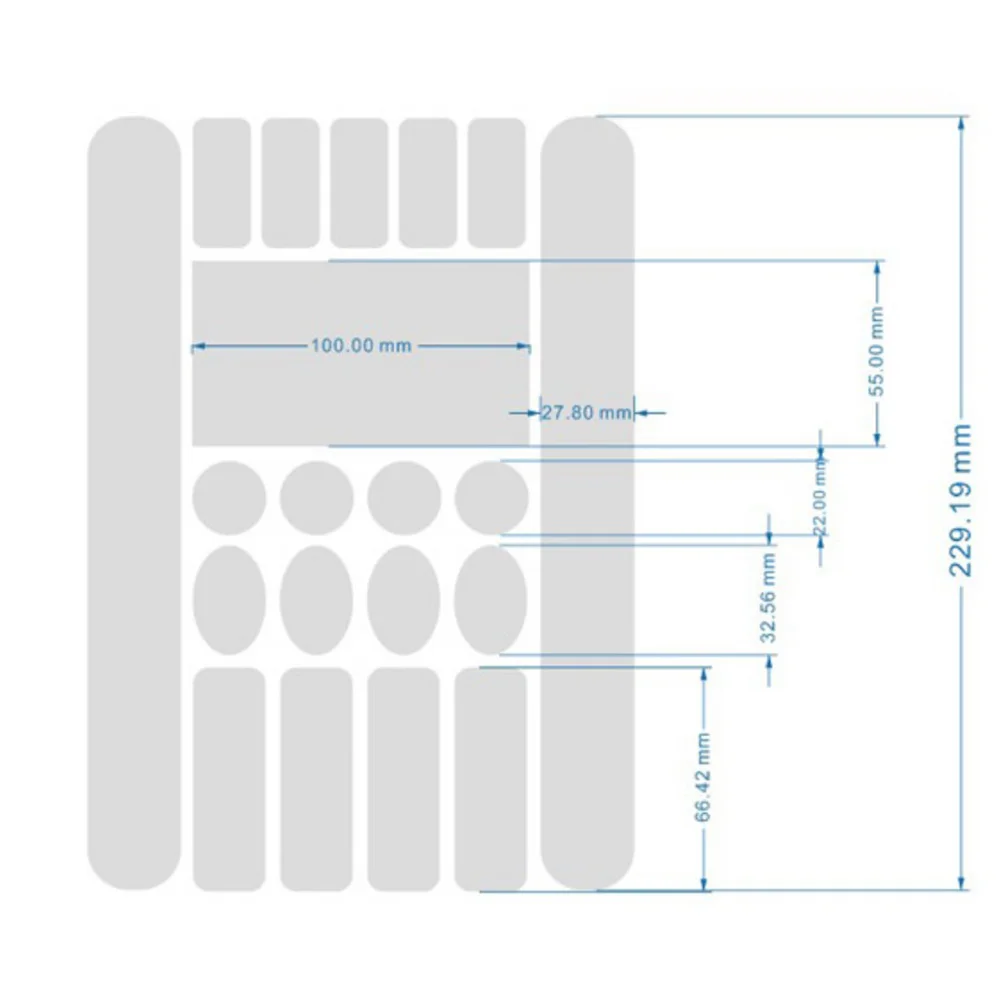 Открытый 2 шт велосипед против царапин стикер трения предотвращения носорога
