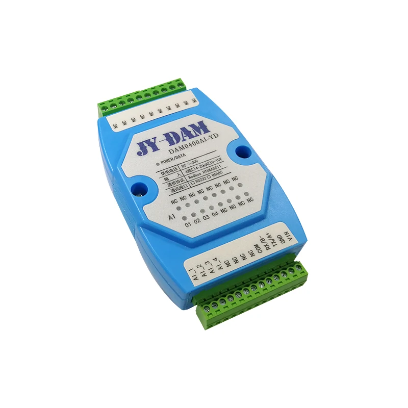 DAM0400AIYD4 way 0 5V 10V 4 20MA аналоговый захват MODBUS rs232 изоляция 485|Детали и аксессуары для