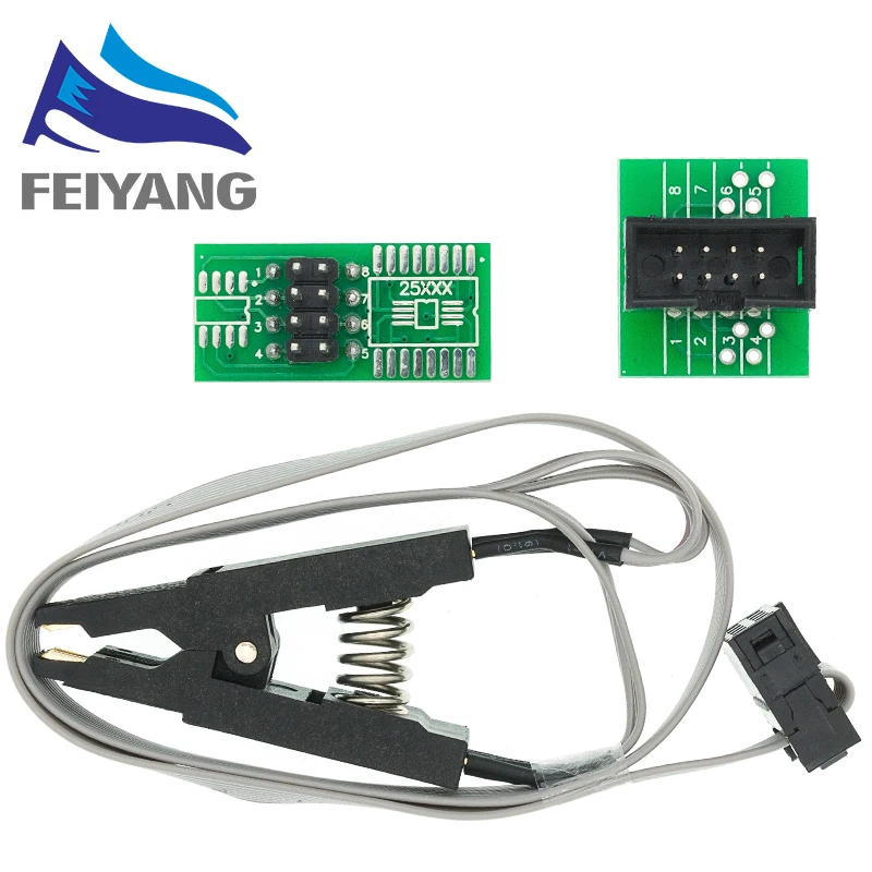 Обновленная версия тестовый зажим SOIC8 SOP8 для EEPROM 93CXX / 25CXX/24CXX встроенное