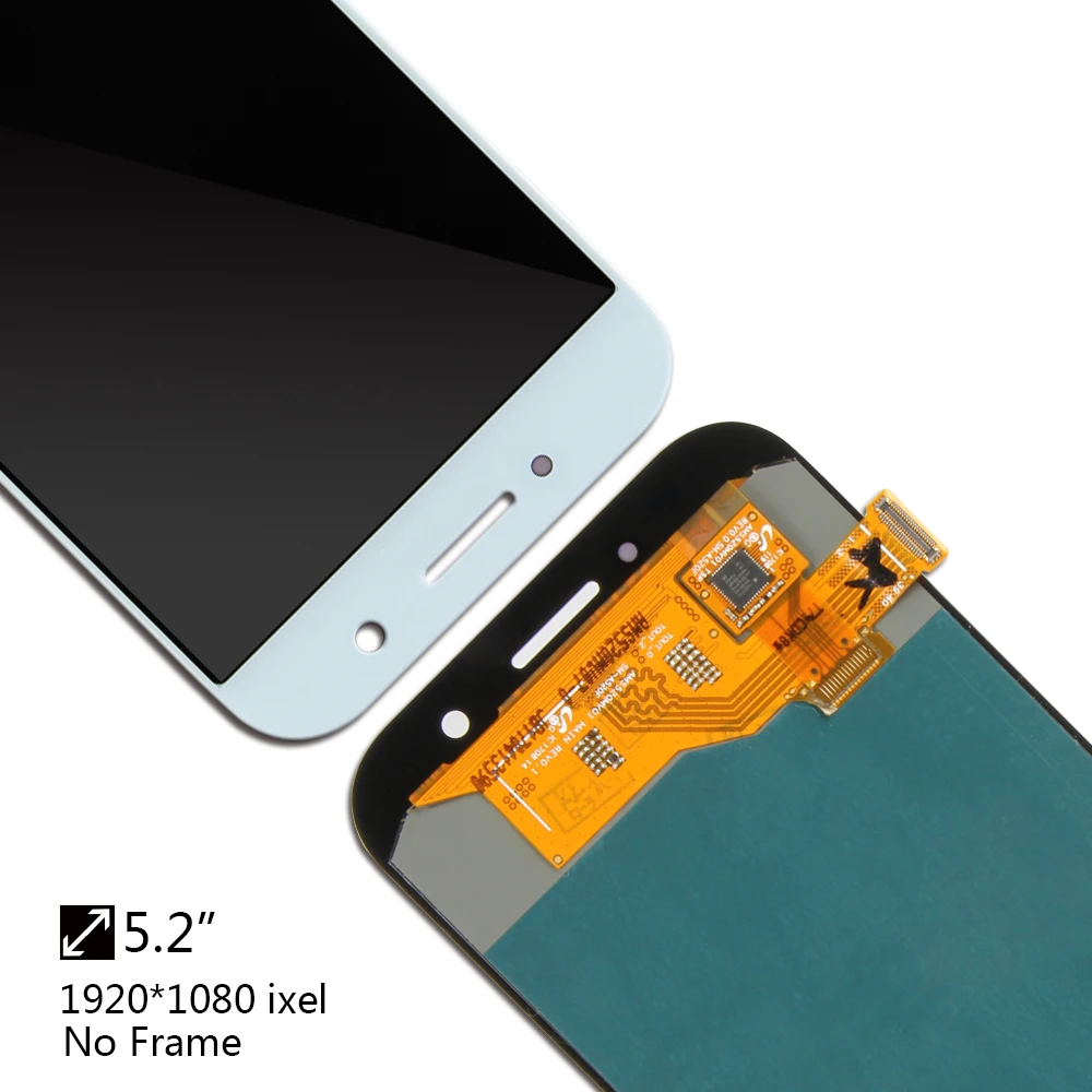 Оригинальный AMOLED ЖК дисплей 5 2 дюйма для SAMSUNG GALAXY A5 2017 с дигитайзером сенсорного