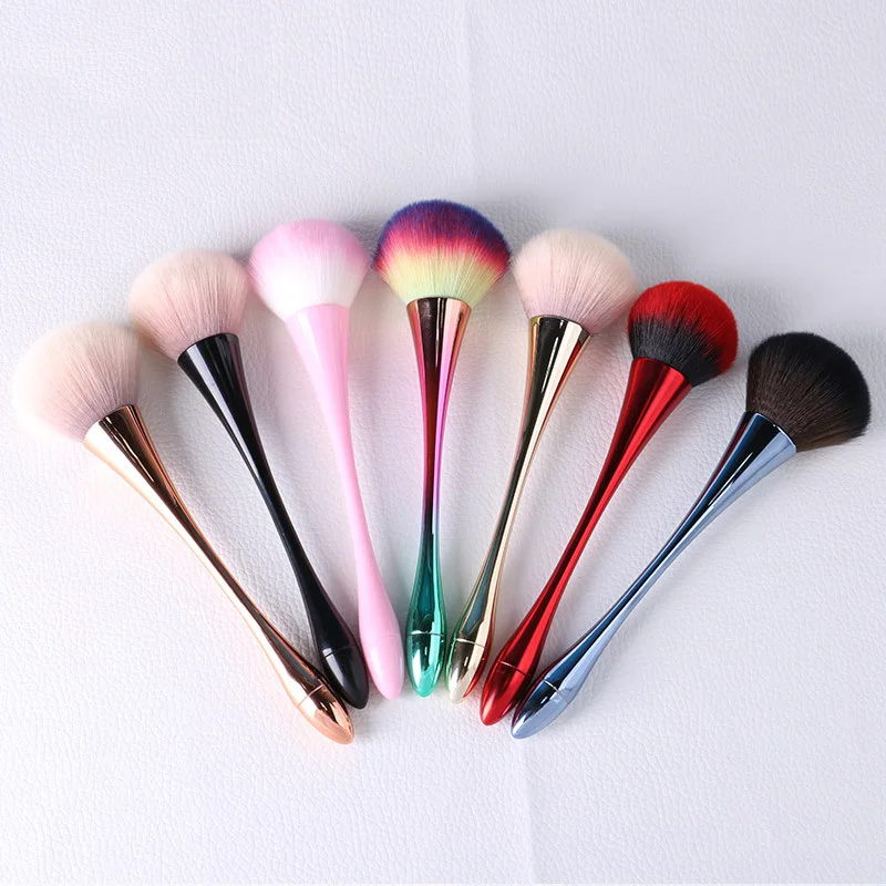 1Pc Girl Powder Foundation Brush Flame Beauty Thin Waist Handle Eye Shadow Portable Cosmetic Blush brushes For Women Makeup Tool | Красота и