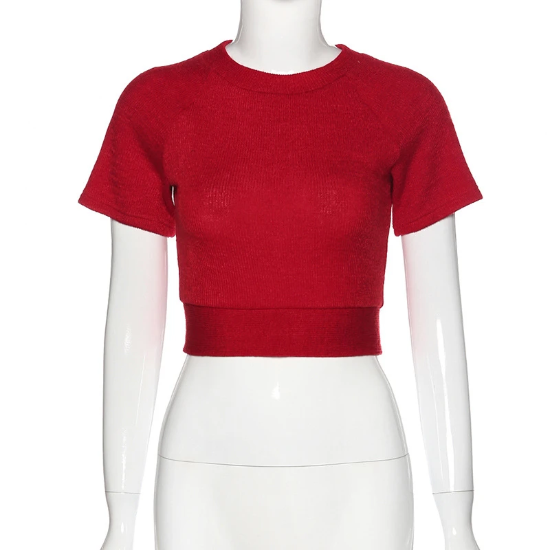 Женский укороченный топ с коротким рукавом для отдыха на пляже Элегантная