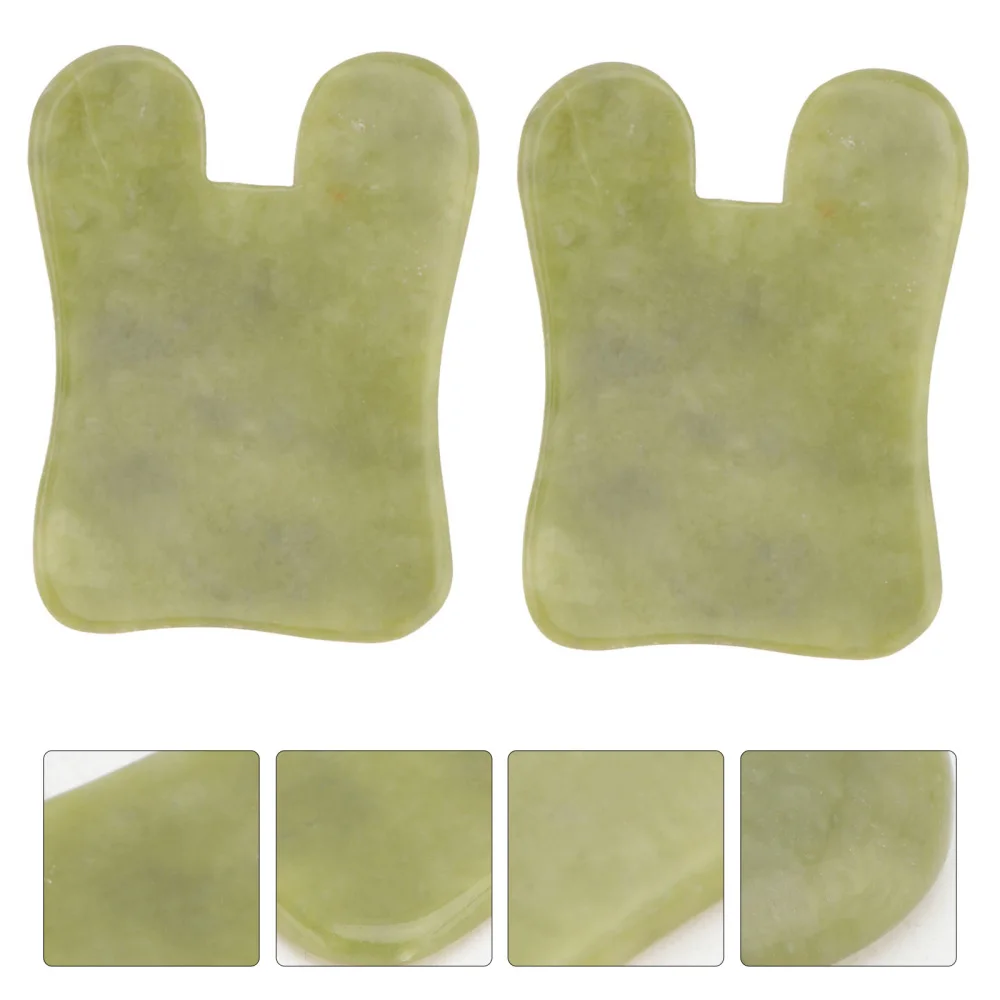 

1Pc Traditional Board Practical Scraping Board Face Tool Green