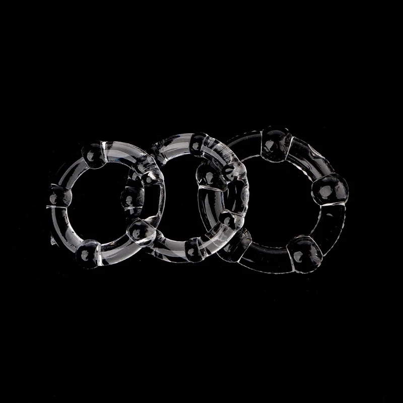 Кольцо на пенис для эрекции увеличитель оргазма 3 шт. | Красота и здоровье