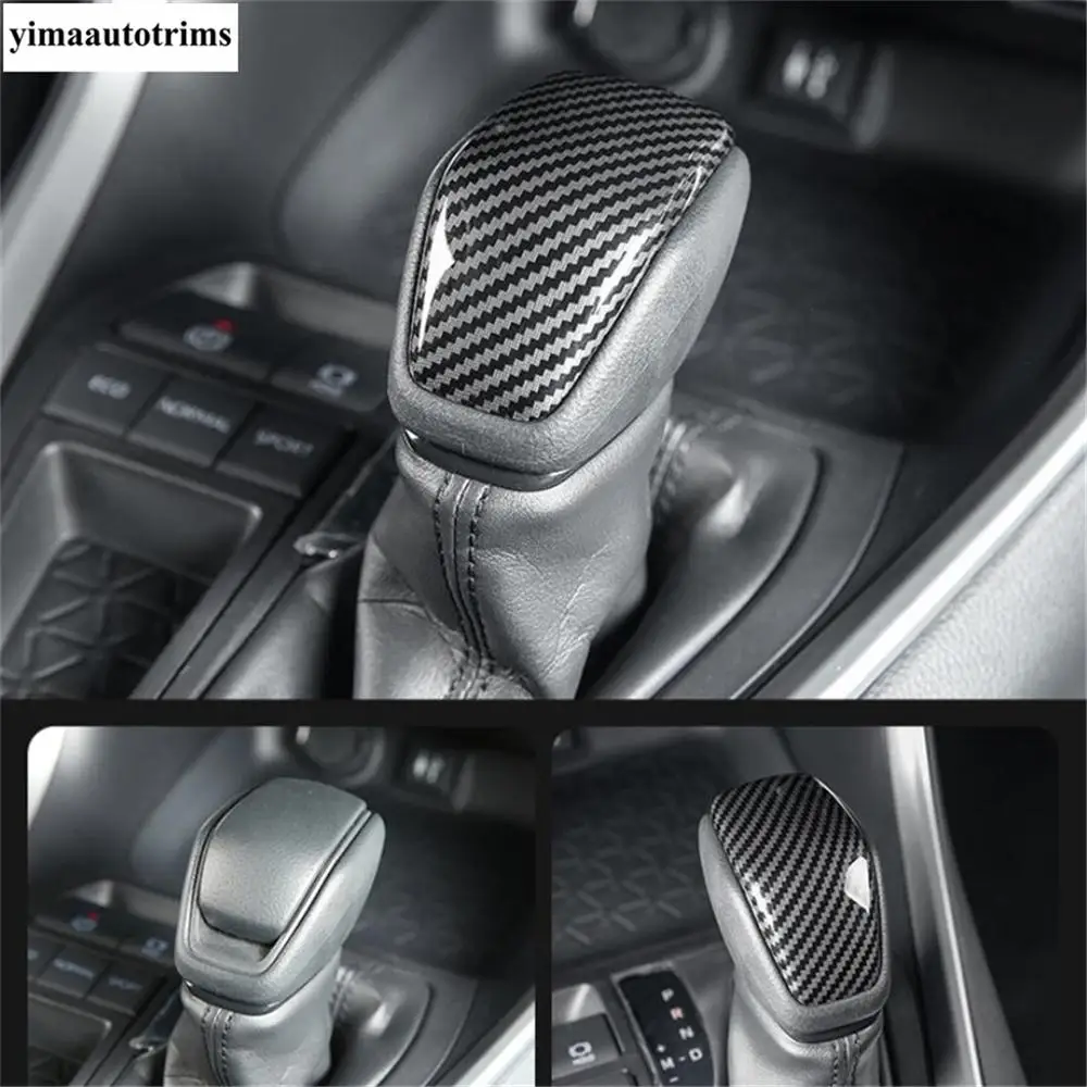 

Console Gear Shift Box Knob Head Handball Decoration Cover Trim Fit For TOYOTA RAV4 RAV 4 XA50 2019 2020 2021 ABS Interior Kit